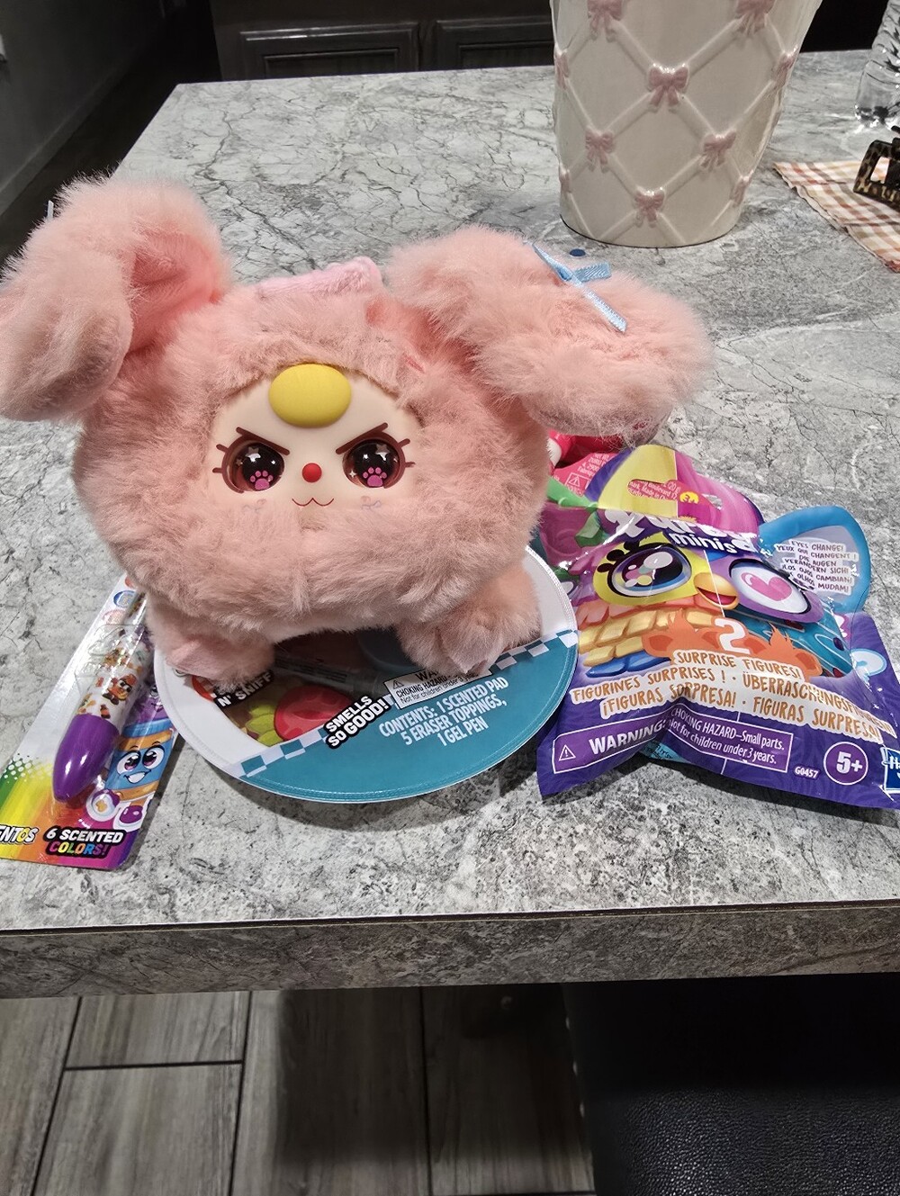 Baby Three Pencil Pouch With Goodies